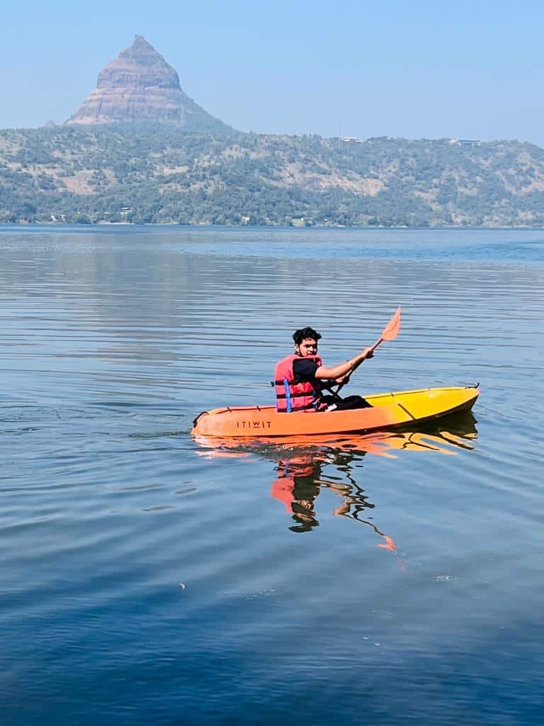 boating and kayaking at pawna lake